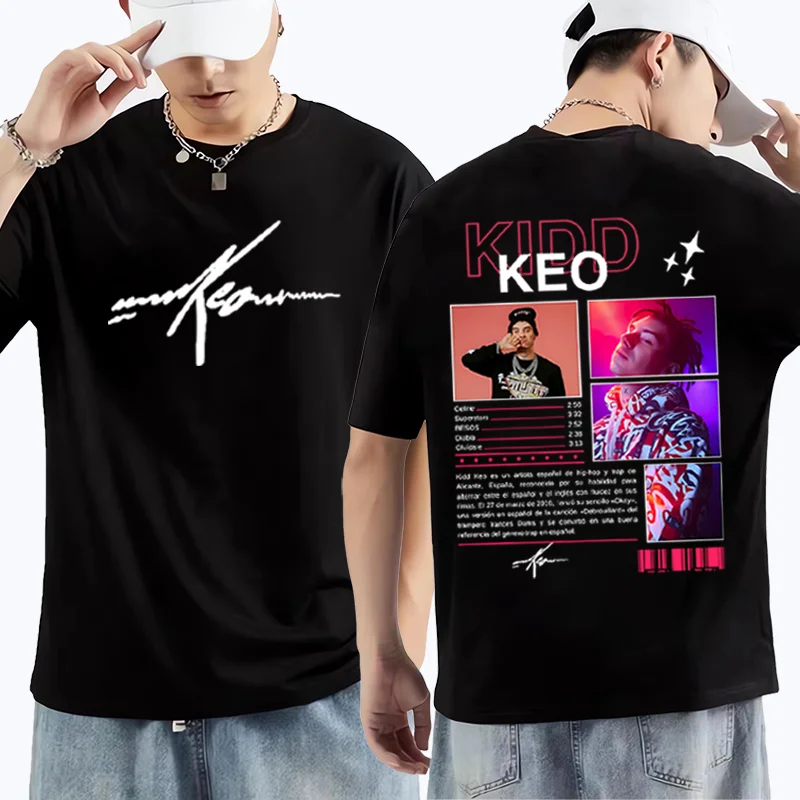 Rapper Kidd Keo Graphics vintage T-shirt men women's Fashion t-shirts Cotton short sleeve Couples Tees Unisex Hip Hop streetwear
Rapper Kidd Keo Graphics vintage T-shirt men women's Fashion t-shirts Cotton short sleeve Couples Tees Unisex Hip Hop streetwear