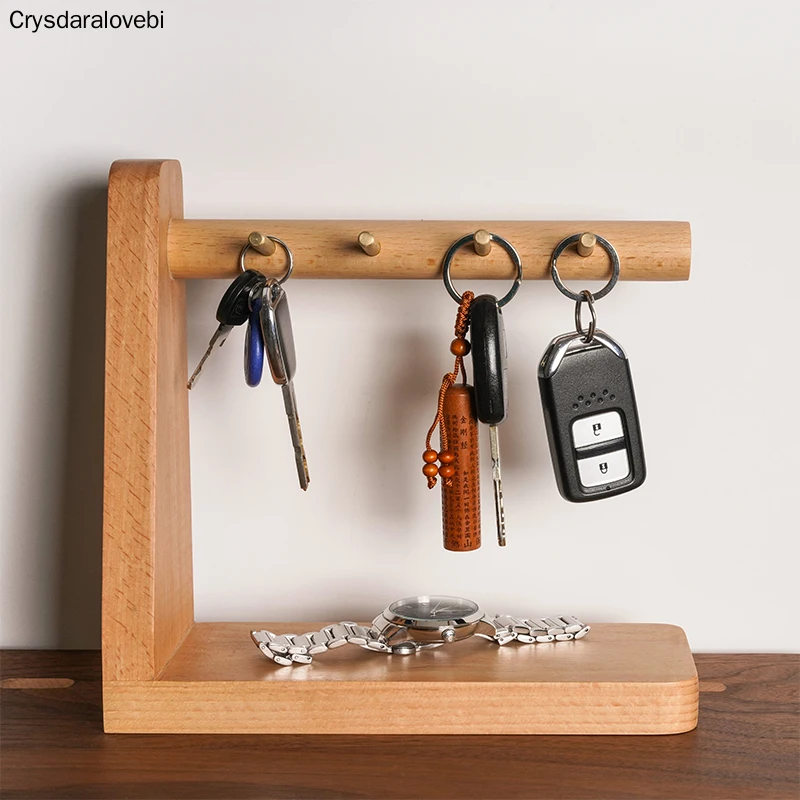 Solid wood brass key hook porch door creative display desktop key storage rack wood shelf organizer mail organizer
Solid wood brass key hook porch door creative display desktop key storage rack wood shelf organizer mail organizer