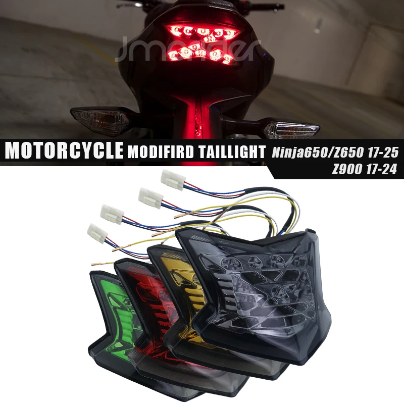 For Kawasaki Z650 Z900 NINJA 650 2017-2024 LED Integrated Tail Brake Light Rear Stop Indicator Taillight Z H2 /SE ZR1000 EX 650
For Kawasaki Z650 Z900 NINJA 650 2017-2024 LED Integrated Tail Brake Light Rear Stop Indicator Taillight Z H2 /SE ZR1000 EX 650