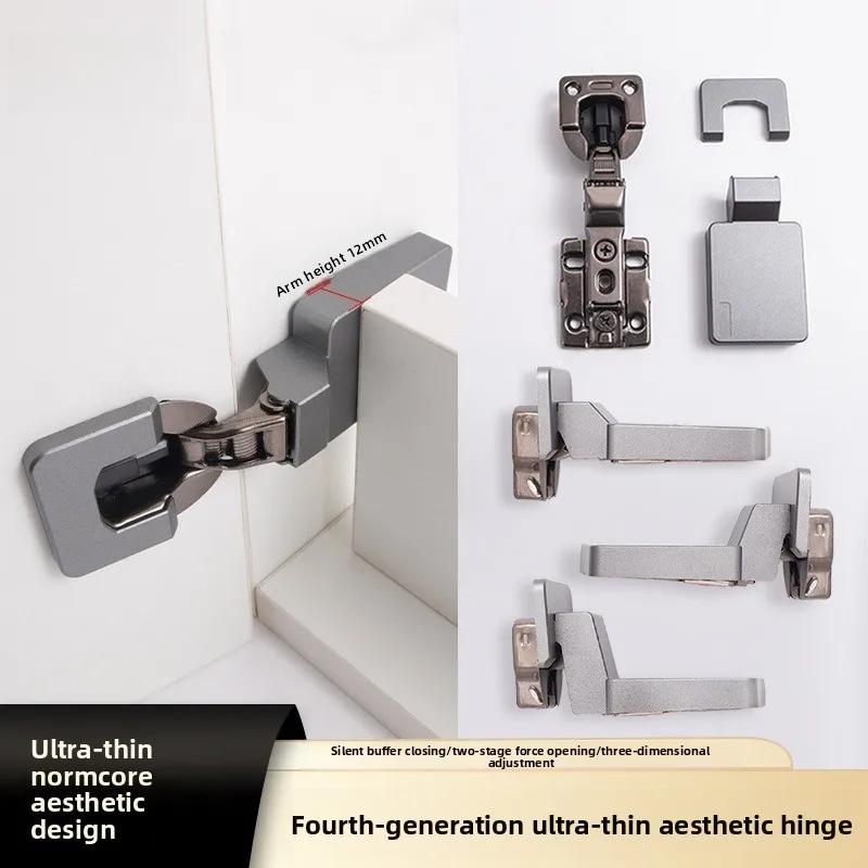 Two-stage Force 12mm Ultra-thin Hinge Narrow Cabinet Door Hidden Hinge Adjustable Damping Buffer Short Arm Door Hinge
Two-stage Force 12mm Ultra-thin Hinge Narrow Cabinet Door Hidden Hinge Adjustable Damping Buffer Short Arm Door Hinge