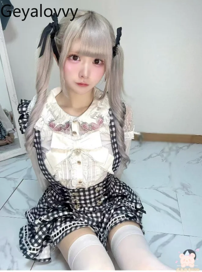 Новый топ в японском стиле Mass-Produced с вышитым кукольным воротником в стиле Лолиты, милая универсальная белая рубашка с длинными рукавами для девочек
Новый топ в японском стиле Mass-Produced с вышитым кукольным воротником в стиле Лолиты, милая универсальная белая рубашка с длинными рукавами для девочек