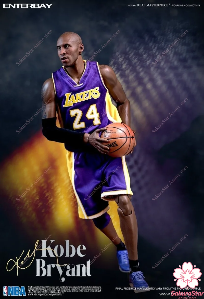 【In Stock】1/6 Scale NBA Star Kobe Bryant Lakers No.24 Movable Action Figure Collectible Model Basketball Toy Gift
【In Stock】1/6 Scale NBA Star Kobe Bryant Lakers No.24 Movable Action Figure Collectible Model Basketball Toy Gift