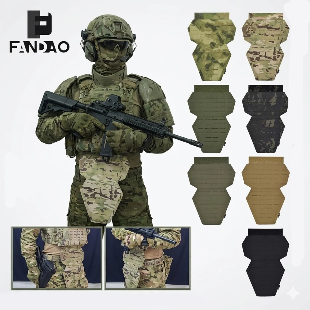 Tactical Groin Protector Molle Two-Section Laser-Cut Lower Abdomen Platform Front Panel with EVA Insert for Hunting Airsoft Vest
Tactical Groin Protector Molle Two-Section Laser-Cut Lower Abdomen Platform Front Panel with EVA Insert for Hunting Airsoft Vest