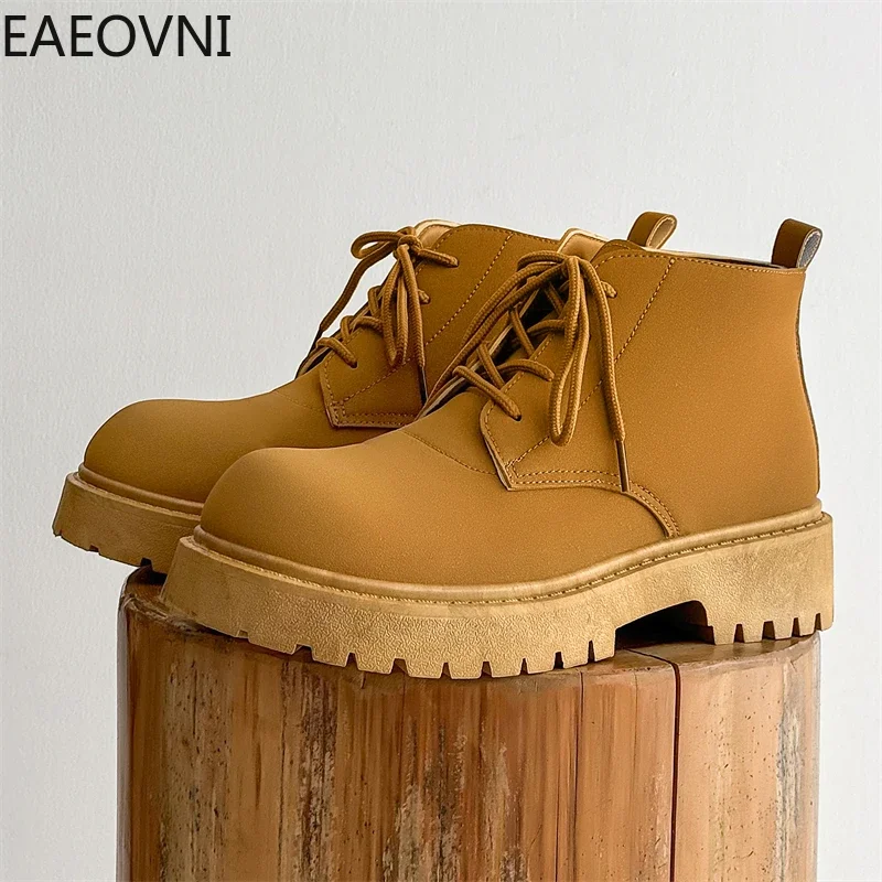 Autumn Winter Cotton Men's Working Boots High Quality Casual Shoes Platform Ankle Mans Tooling Boot British Style Main Push
Autumn Winter Cotton Men's Working Boots High Quality Casual Shoes Platform Ankle Mans Tooling Boot British Style Main Push