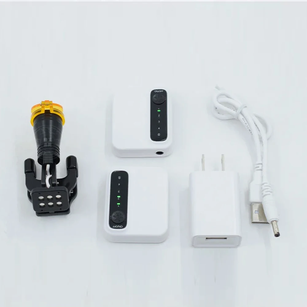 5W Dental Wireless Loupe Headlamp Removable Battery 4-Gear Adjustment for Dental Surgical Operation Headlight
5W Dental Wireless Loupe Headlamp Removable Battery 4-Gear Adjustment for Dental Surgical Operation Headlight