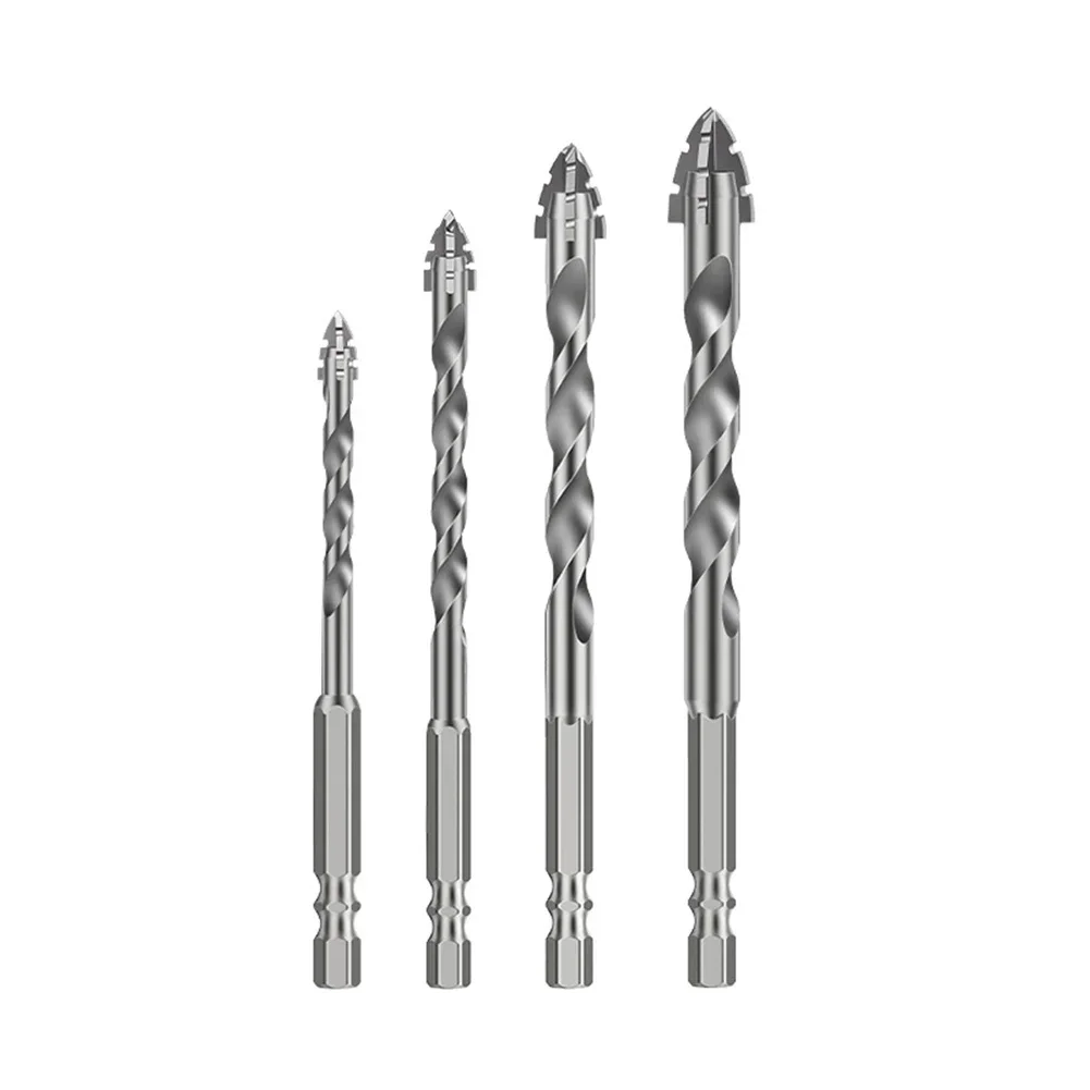 Drill Bit Set of 4 in Carbide for Drilling For Glass Wood Metal Tiles Includes 6mm 8mm 10mm 12mm for Efficient Use
Drill Bit Set of 4 in Carbide for Drilling For Glass Wood Metal Tiles Includes 6mm 8mm 10mm 12mm for Efficient Use