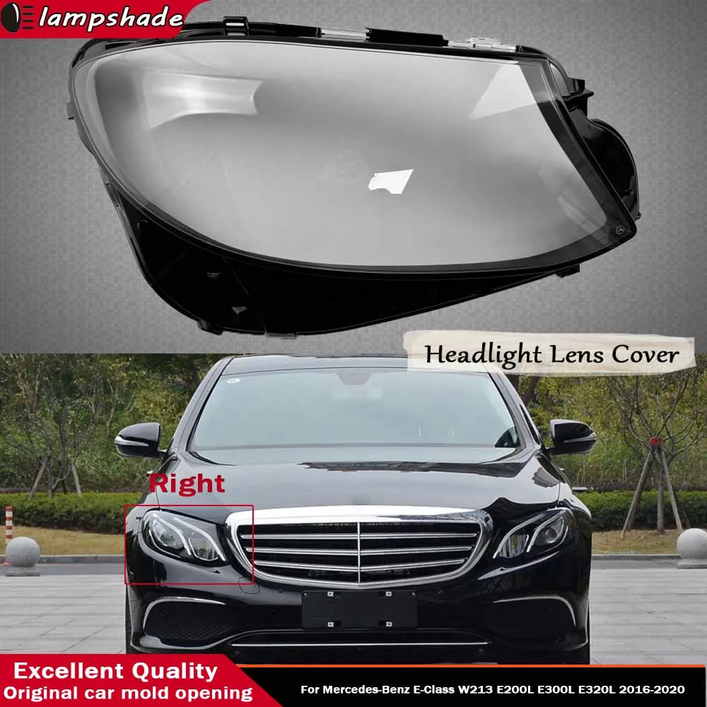 For Mercedes-Benz E-Class W213 E200L E300L E320L 2016 - 2020 Car Headlight Cover Front Headlamp Lens Auto Shell Glass Lampshade
For Mercedes-Benz E-Class W213 E200L E300L E320L 2016 - 2020 Car Headlight Cover Front Headlamp Lens Auto Shell Glass Lampshade