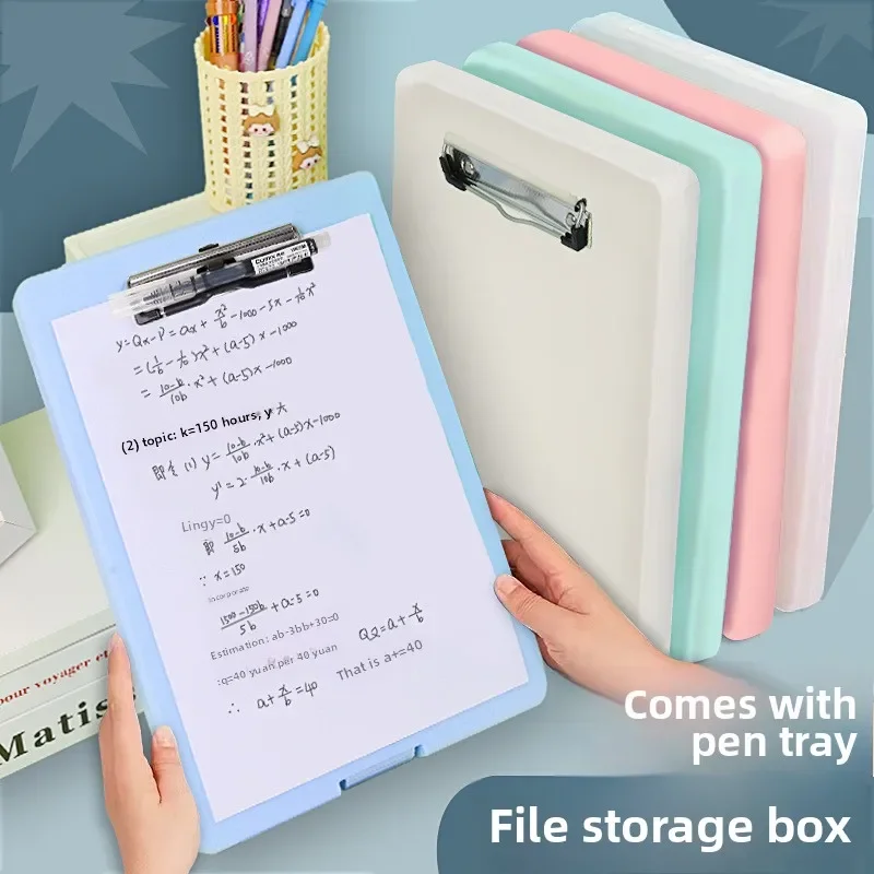 A4 File Clipboard Large Capacity Board 2 - in - 1 High - Value Folder: For Student Papers, Office Writing & Document Storage
A4 File Clipboard Large Capacity Board 2 - in - 1 High - Value Folder: For Student Papers, Office Writing & Document Storage