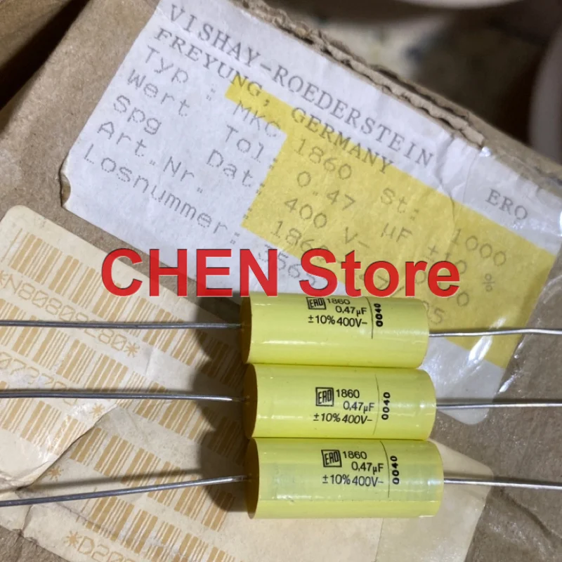 10PCS/lot Original VISHAY ERO MKC1860 0.47UF 400V 10X25MM Audio axial capacitor MKT 474 free shipping
10PCS/lot Original VISHAY ERO MKC1860 0.47UF 400V 10X25MM Audio axial capacitor MKT 474 free shipping