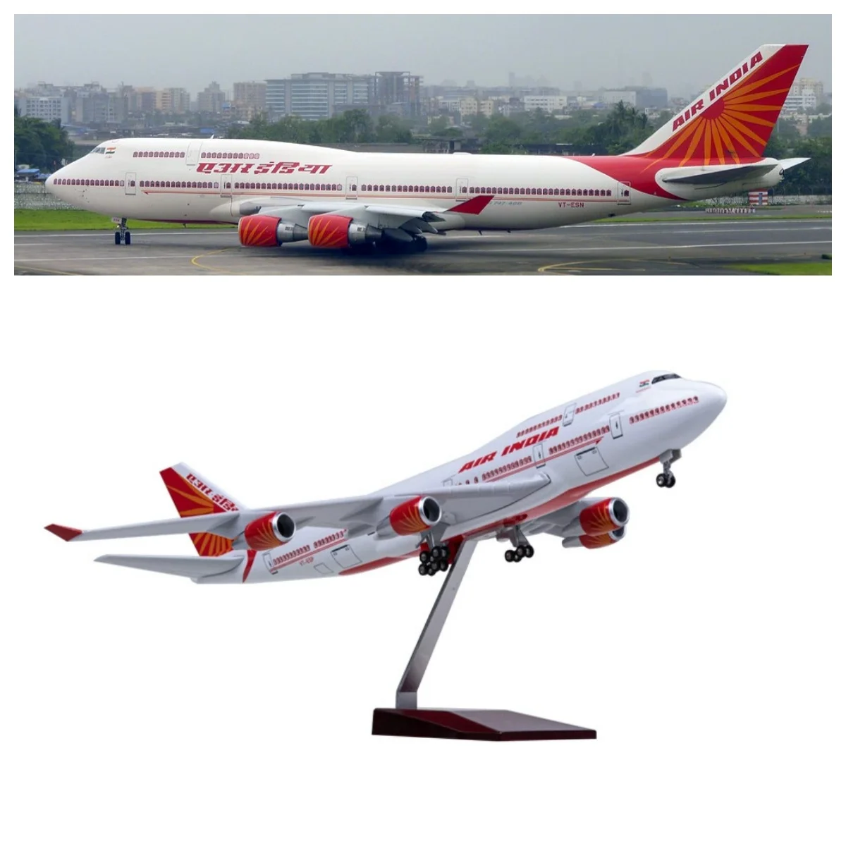 For India Airline 747 Plane Model Resin 47cm Diecast Airplane With Landing Gear Wheels light Souvenir Plane Toy gift
For India Airline 747 Plane Model Resin 47cm Diecast Airplane With Landing Gear Wheels light Souvenir Plane Toy gift