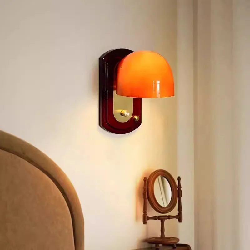 Bedroom bedside wall lamp American retro home bathroom balcony entrance wall lamp
Bedroom bedside wall lamp American retro home bathroom balcony entrance wall lamp