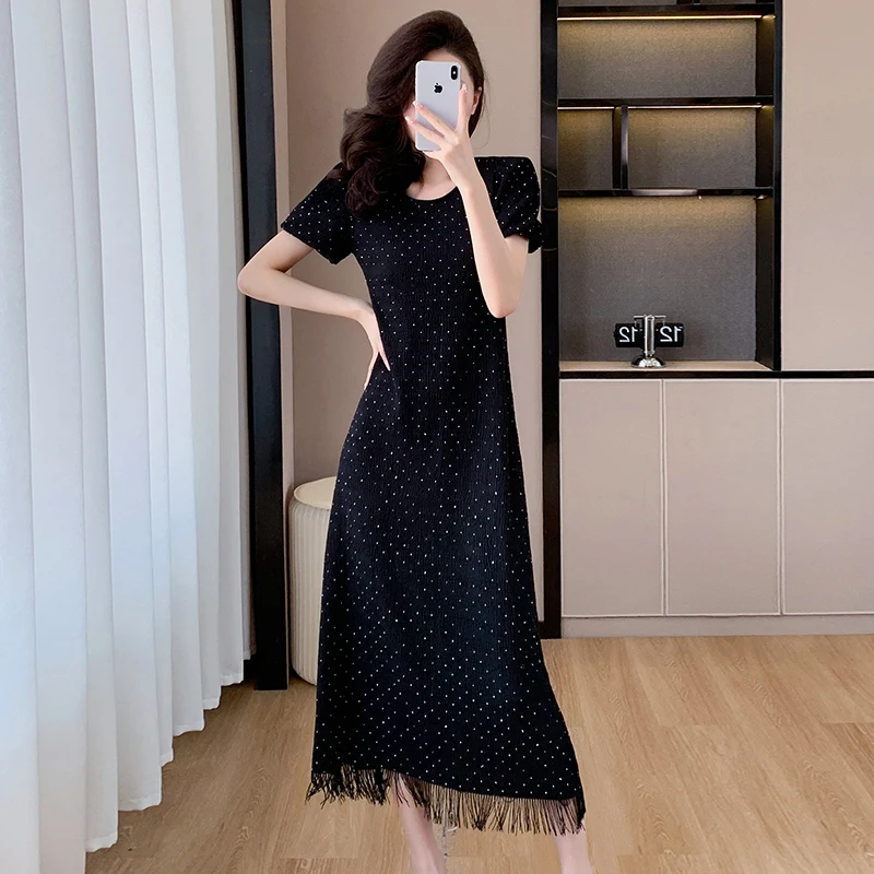 Women Long Dress Summer Fashion Hot Diamond Lace Tassel Elegant Long Casual Streetwear
Women Long Dress Summer Fashion Hot Diamond Lace Tassel Elegant Long Casual Streetwear