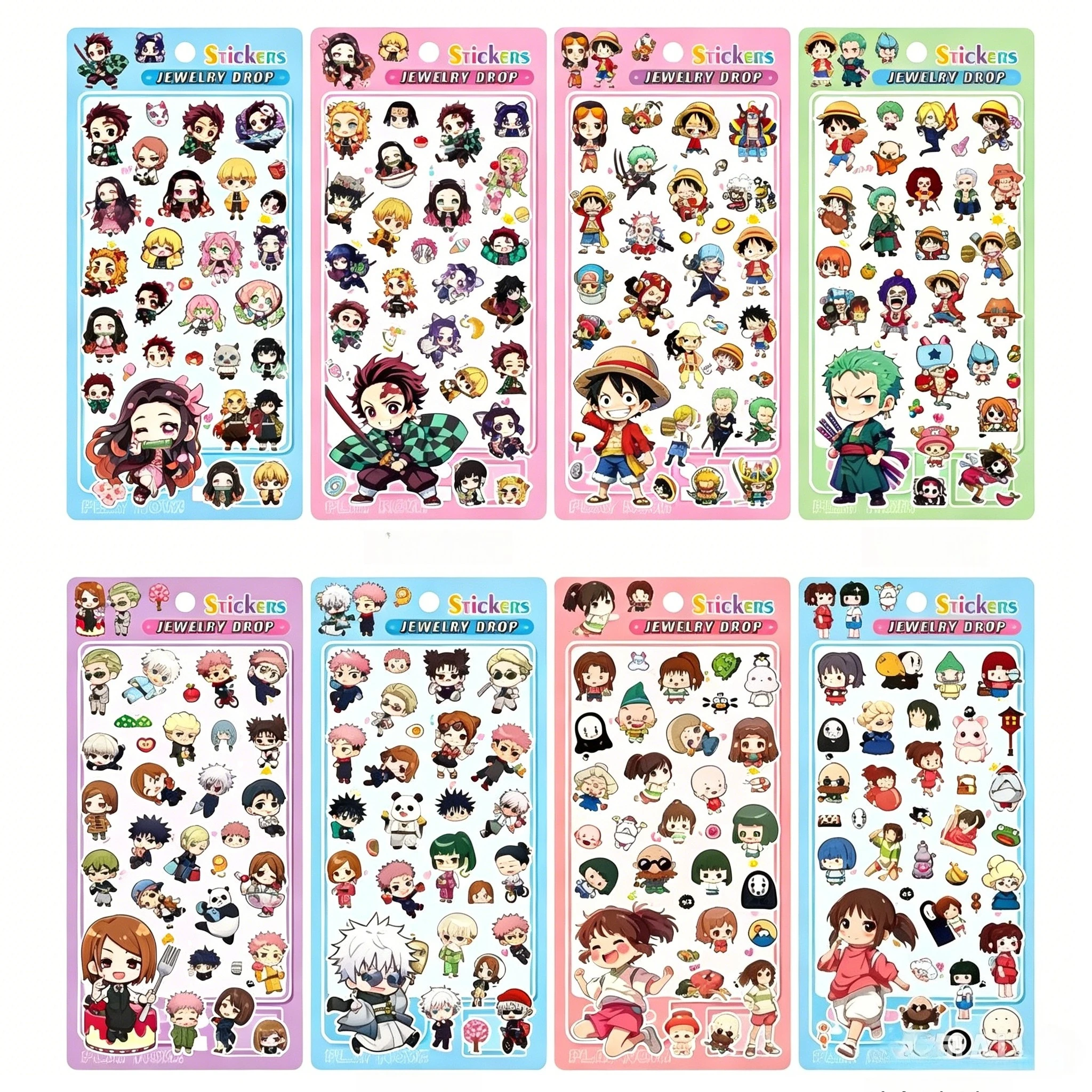Kawaii Anime Stickers Demon Slayer One Piece JJK Spirited Away Q Version Waterproof Decals for Scrapbook Phone Laptop DIY Decors
Kawaii Anime Stickers Demon Slayer One Piece JJK Spirited Away Q Version Waterproof Decals for Scrapbook Phone Laptop DIY Decors
