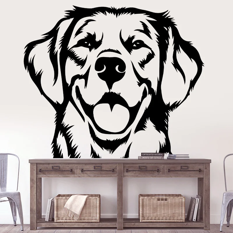 Golden Retriever Dog Wall Decals Vinyl Art Home Decoration for Living Room Animals Pet Shop Decor Sticker Wallpaper Murals Z577
Golden Retriever Dog Wall Decals Vinyl Art Home Decoration for Living Room Animals Pet Shop Decor Sticker Wallpaper Murals Z577