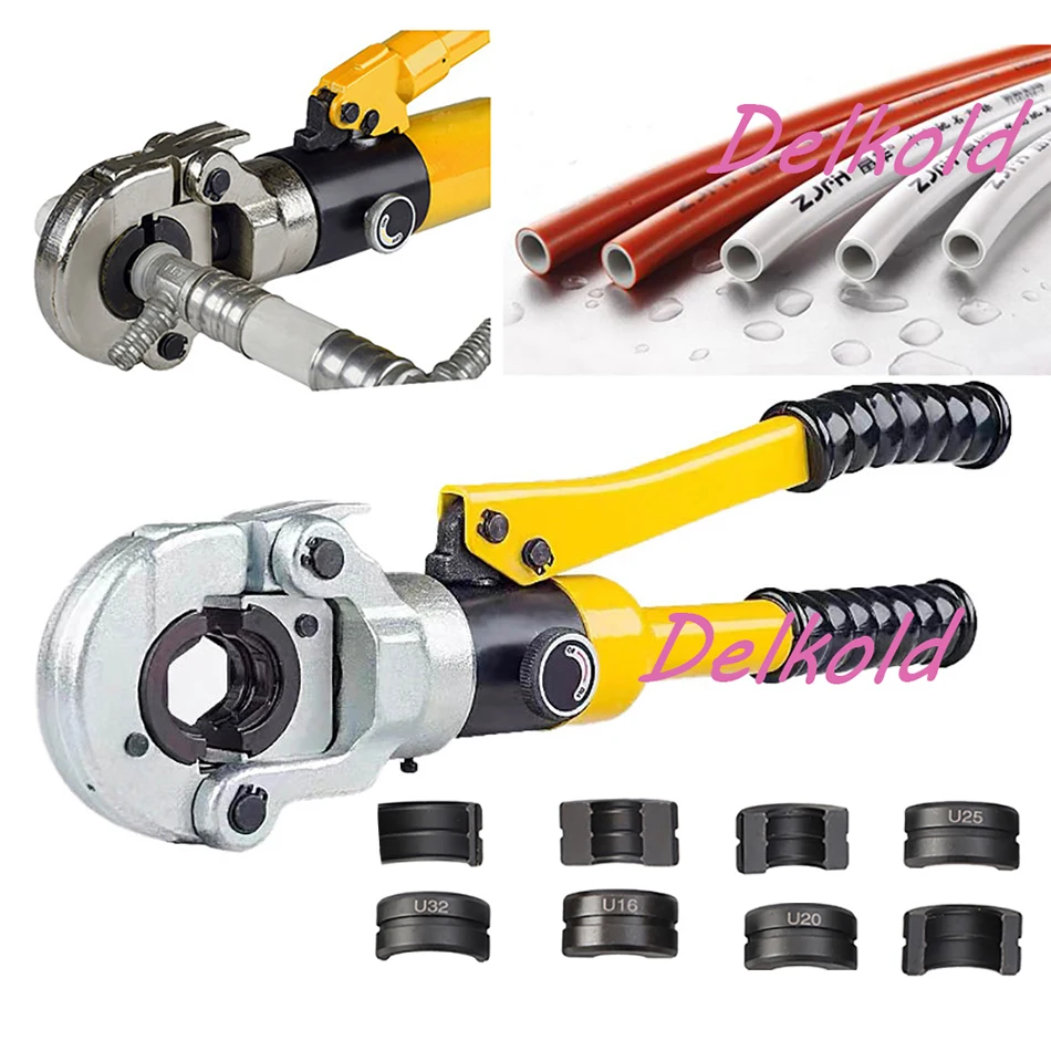 U Type Hydraulic Pex Pipe Aluminum Plastic Pipe Tube Crimping Tool CW-1632 Floor Heating Pipe Plumbing Pipe GC-1632
U Type Hydraulic Pex Pipe Aluminum Plastic Pipe Tube Crimping Tool CW-1632 Floor Heating Pipe Plumbing Pipe GC-1632