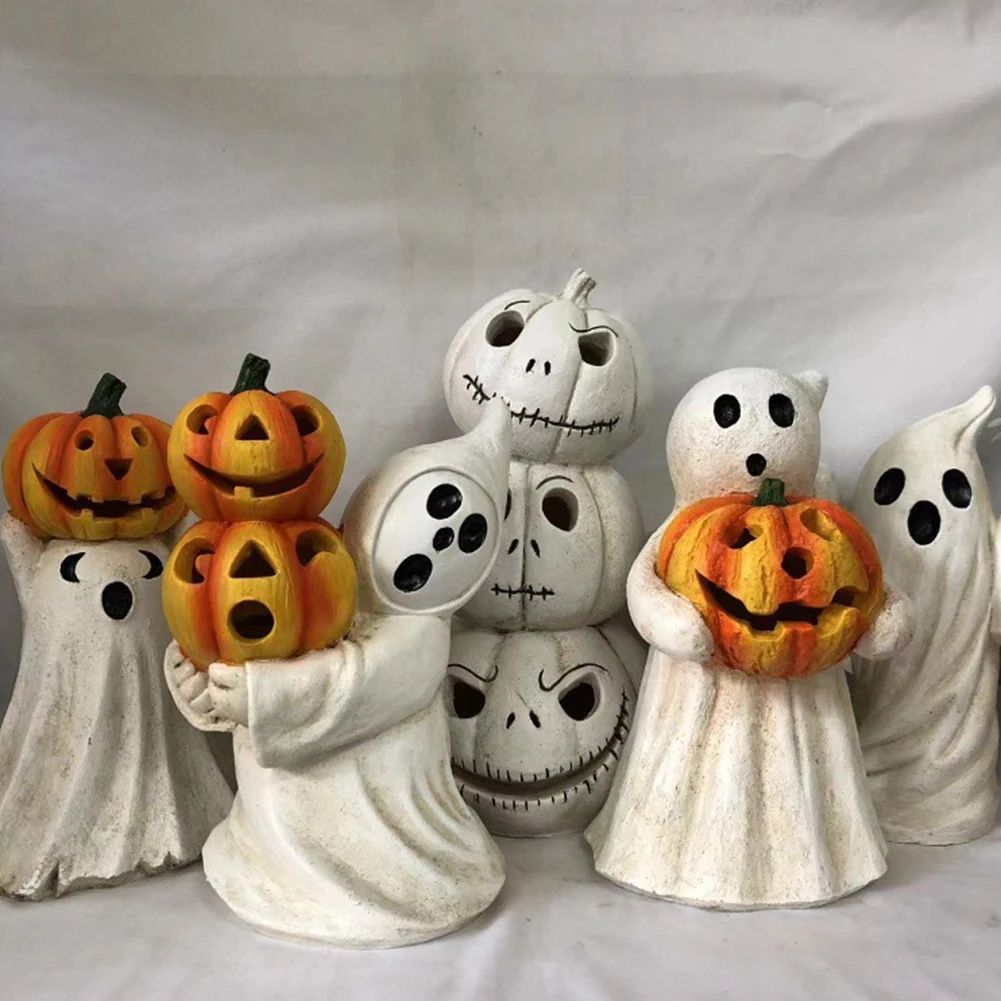 Halloween Horror Pumpkin Model Resin Craft Ghost Pumpkin Table Decorations Festival Theme Creative Party Room Decor Accessorie
Halloween Horror Pumpkin Model Resin Craft Ghost Pumpkin Table Decorations Festival Theme Creative Party Room Decor Accessorie