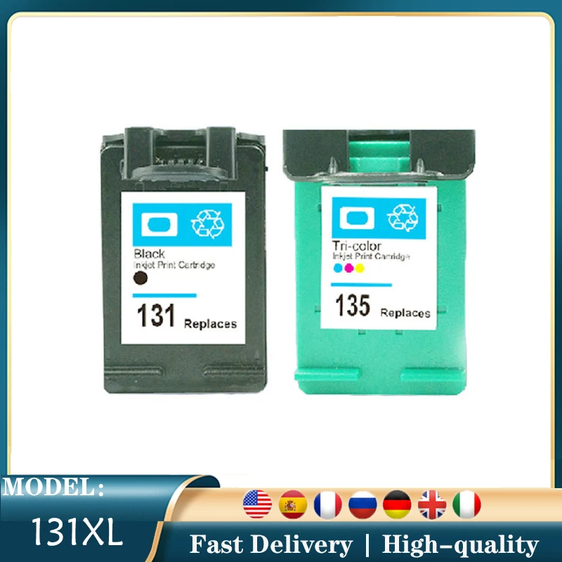 Картридж с чернилами 131 135, совместимый с HP 131XL HP 135XL PhotoSmart 8150 8153 8400 8450 8450 8453 C3100 C3110 C3125 131 135
Картридж с чернилами 131 135, совместимый с HP 131XL HP 135XL PhotoSmart 8150 8153 8400 8450 8450 8453 C3100 C3110 C3125 131 135