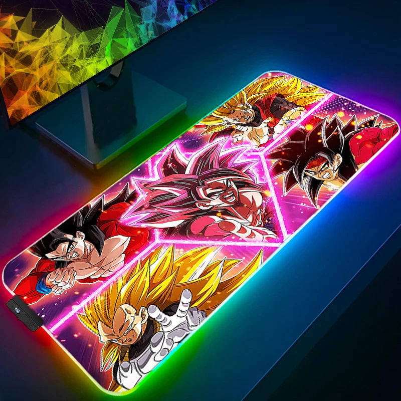 Коврик для клавиатуры для ПК, аниме DBZ, настольный коврик, RGB игровой коврик для мыши Dragon Ball, светодиодные компьютерные аксессуары, Tapis De Souris, новые коврики для мыши
Коврик для клавиатуры для ПК, аниме DBZ, настольный коврик, RGB игровой коврик для мыши Dragon Ball, светодиодные компьютерные аксессуары, Tapis De Souris, новые коврики для мыши