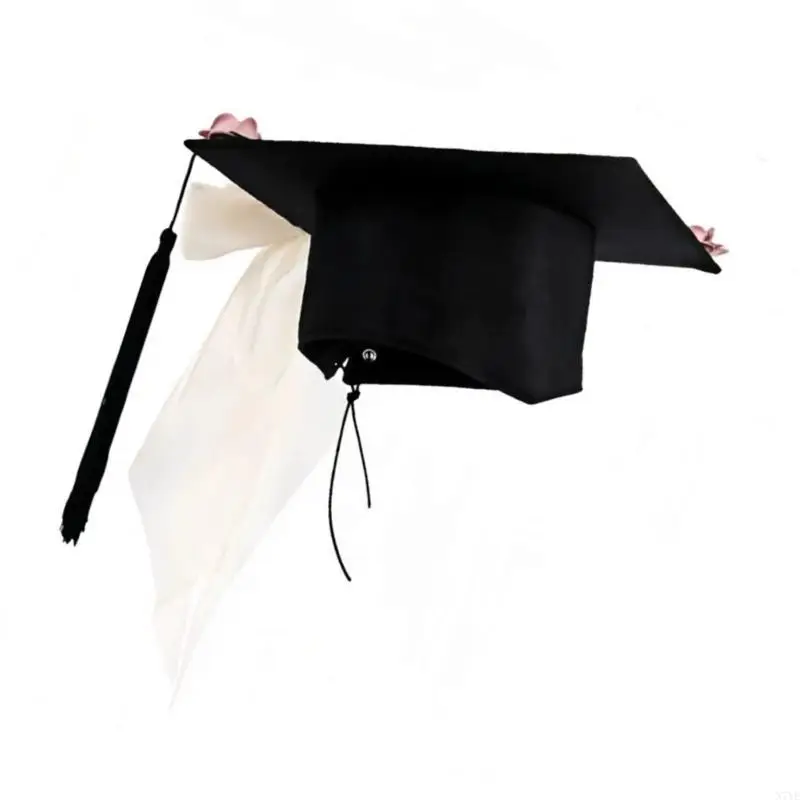 N7YE Elegant Floral Graduation Caps for University Ceremony with Tassels and Bowknot
N7YE Elegant Floral Graduation Caps for University Ceremony with Tassels and Bowknot