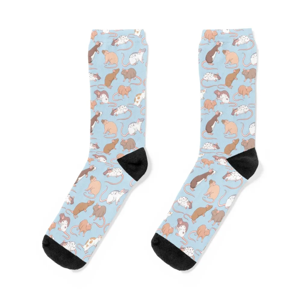 Cute pet rats pattern design against blue background Whimsicolour art Socks warm winter designer floor Socks Men Women's
Cute pet rats pattern design against blue background Whimsicolour art Socks warm winter designer floor Socks Men Women's
