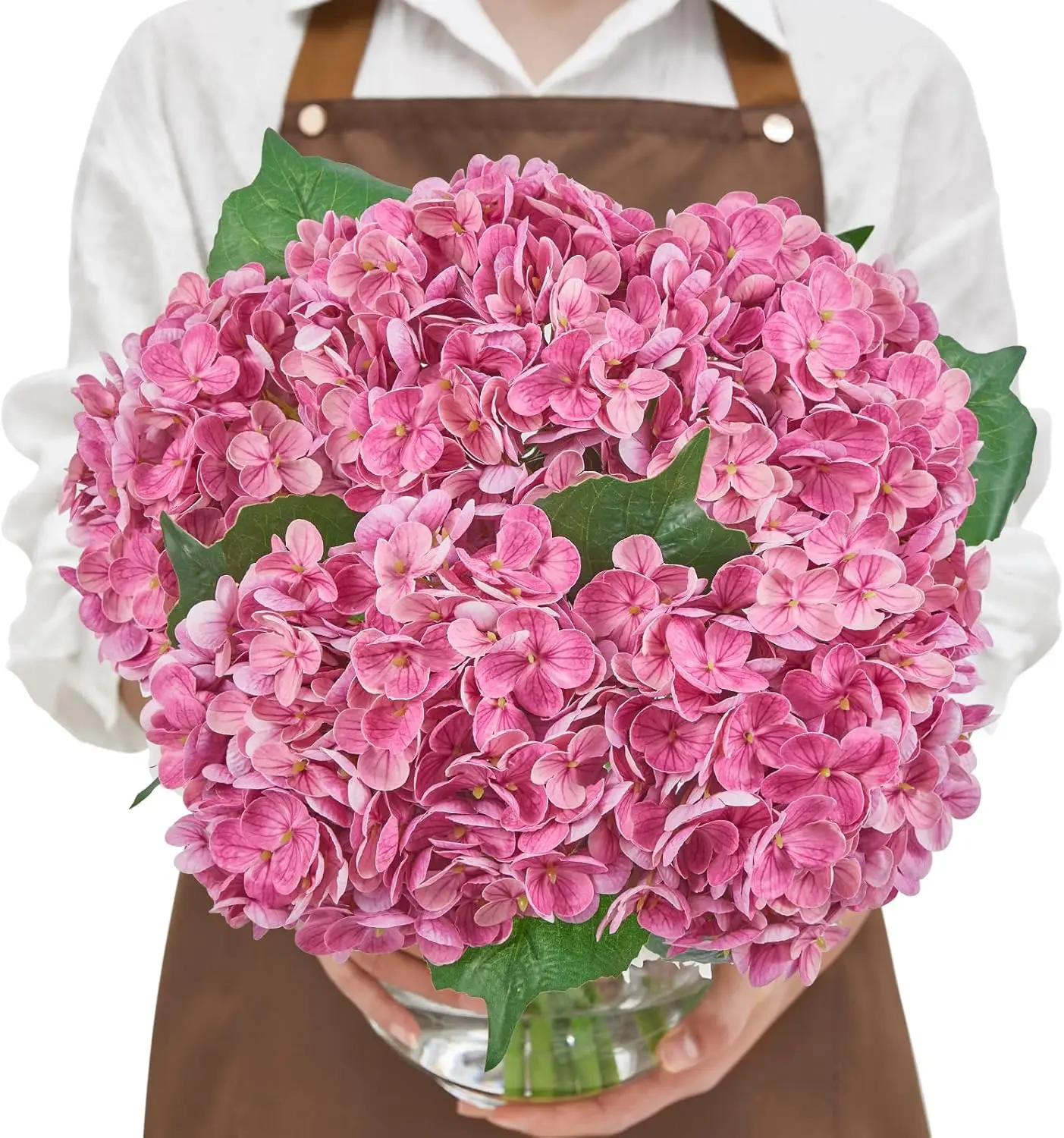 Real Touch Hydrangea Artificial Flowers with Long Stems,20in Magenta Latex Large Lifelike Faux Hydrange
Real Touch Hydrangea Artificial Flowers with Long Stems,20in Magenta Latex Large Lifelike Faux Hydrange