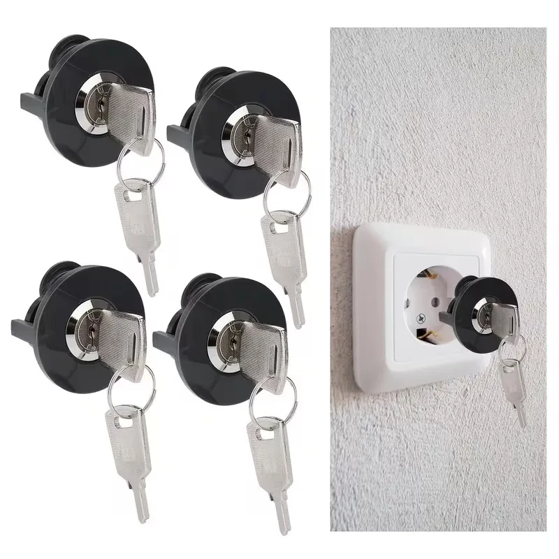 1-2 Child Safety Locks with Key Compatible with DIN Standard Plugs Safe and Reliable Prevents Electric Shock To Infants
1-2 Child Safety Locks with Key Compatible with DIN Standard Plugs Safe and Reliable Prevents Electric Shock To Infants