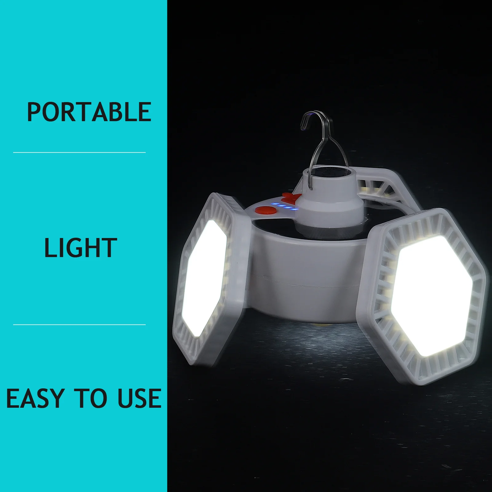 Remote Control LED Bulb Durable Compact Solar Camping Light Outdoor Working Lantern Fishing Picnic Tent Lamp Plastic ABS
Remote Control LED Bulb Durable Compact Solar Camping Light Outdoor Working Lantern Fishing Picnic Tent Lamp Plastic ABS