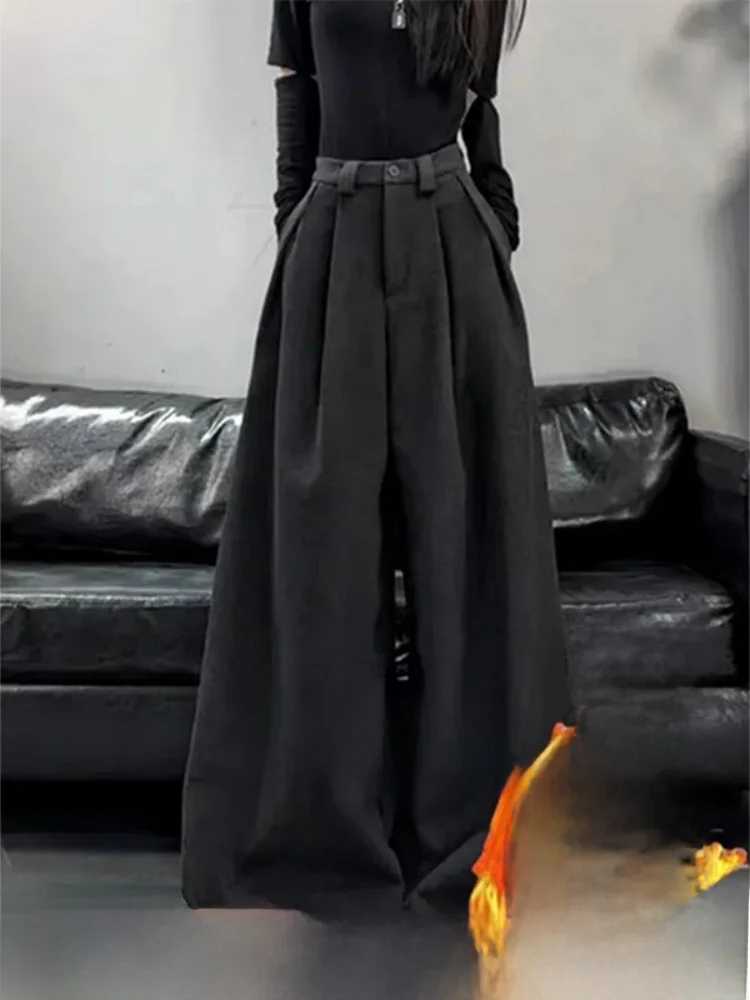 Elegant Design High Waist Suit Wide Leg Pants Women Casual Pants Floor Length Trousers Korean Style Straight Leg Pants
Elegant Design High Waist Suit Wide Leg Pants Women Casual Pants Floor Length Trousers Korean Style Straight Leg Pants
