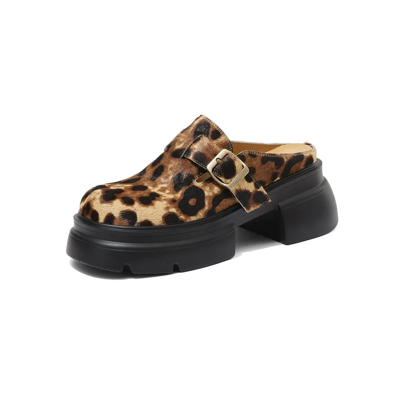 Женские сабо, пикантные леопардовые тапочки, туфли ручной работы без шнуровки на квадратном каблуке, обувь из натуральной кожи, простые тапочки, весенняя обувь
Женские сабо, пикантные леопардовые тапочки, туфли ручной работы без шнуровки на квадратном каблуке, обувь из натуральной кожи, простые тапочки, весенняя обувь