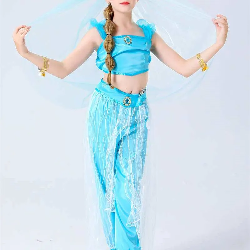 Halloween Children's Day Aladdin Lantern Princess Jasmine Costume Traditional Chinese Ethnic Stage Performance Women's Wear
Halloween Children's Day Aladdin Lantern Princess Jasmine Costume Traditional Chinese Ethnic Stage Performance Women's Wear
