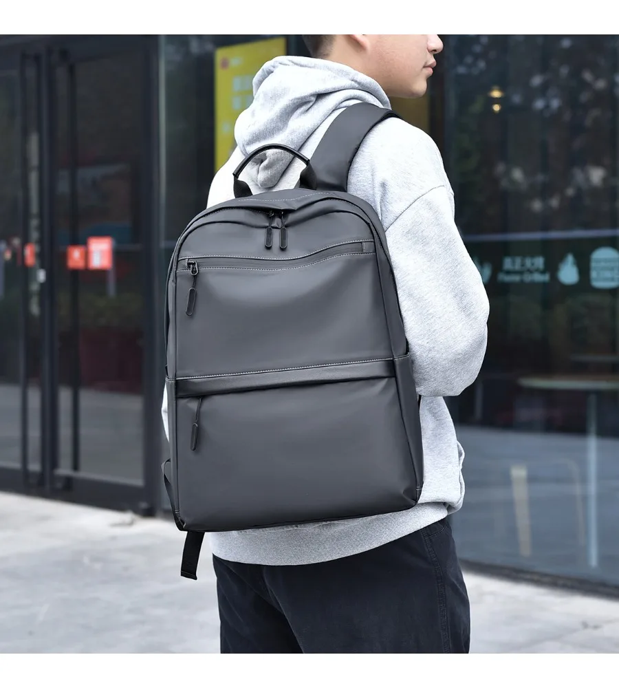Simple and lightweight backpack Men's business commute Computer travel backpack Trend casual college student schoolbag
Simple and lightweight backpack Men's business commute Computer travel backpack Trend casual college student schoolbag