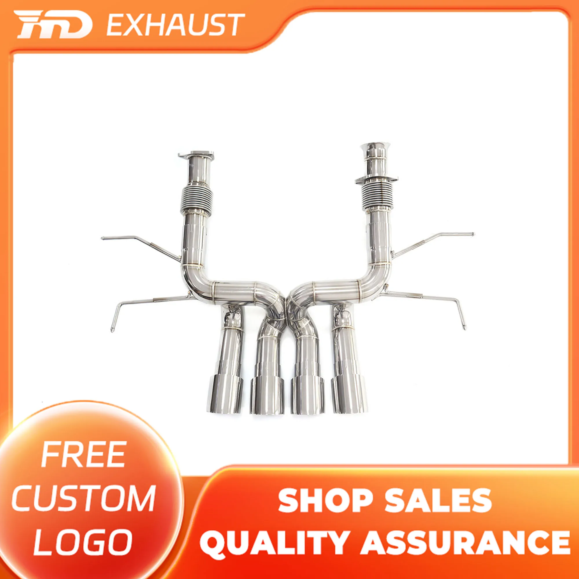 HMD Hot sale Exhaust System Catback For Corvette C8 Z06 High Flow Performance Stainless Steel
HMD Hot sale Exhaust System Catback For Corvette C8 Z06 High Flow Performance Stainless Steel