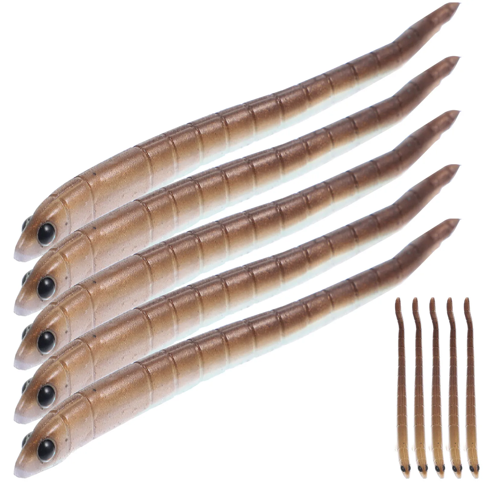 Colored Soft Bait Shaped Fishing Vivid Life like Design for Freshwater Suitable Different Reusable Long
Colored Soft Bait Shaped Fishing Vivid Life like Design for Freshwater Suitable Different Reusable Long