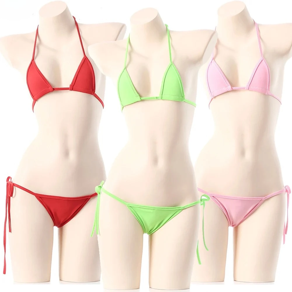 Летний мини-бикини с допамином, пляжный купальник, несколько цветов, женское нижнее белье, костюмы для косплея, бандажный купальник, нижнее белье 
Летний мини-бикини с допамином, пляжный купальник, несколько цветов, женское нижнее белье, костюмы для косплея, бандажный купальник, нижнее белье