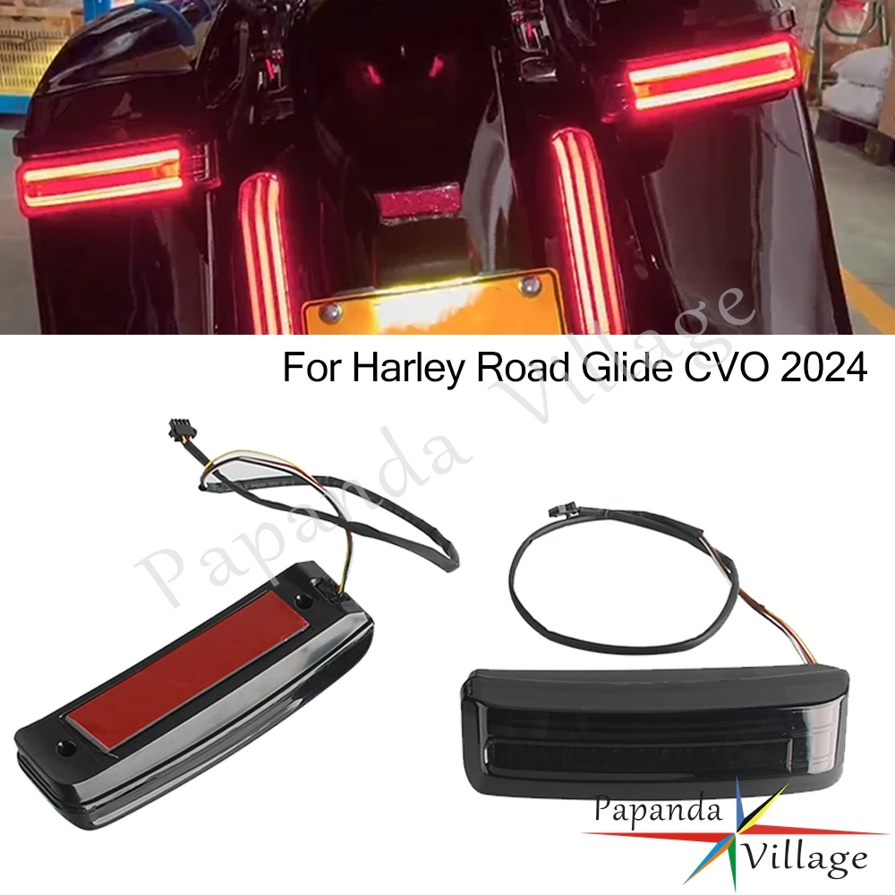 Motorcycle LED Luggage Saddlebag Tail Light Rear Turn Signals For Harley Touring Road Glide CVO 2024 Rear Brake Lamp Taillights
Motorcycle LED Luggage Saddlebag Tail Light Rear Turn Signals For Harley Touring Road Glide CVO 2024 Rear Brake Lamp Taillights