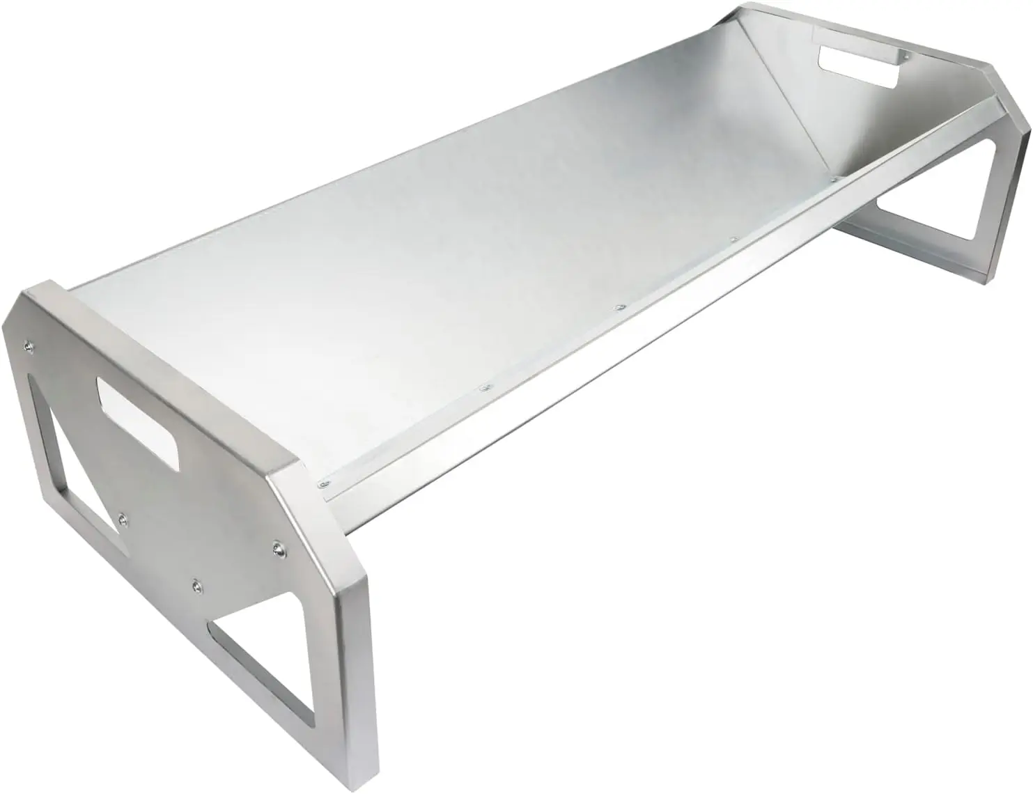 Portable 45" Long Galvanized Steel Livestock Feeding Trough, Heavy-Duty Large Capacity Feeder, Easy to Clean, for Calves, Sheep
Portable 45" Long Galvanized Steel Livestock Feeding Trough, Heavy-Duty Large Capacity Feeder, Easy to Clean, for Calves, Sheep