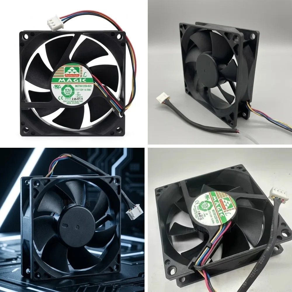 For MAGIC MGT8012ZB-W25 8025 DC12V 0.54A 8CM 4-Pin Cooling Fan
For MAGIC MGT8012ZB-W25 8025 DC12V 0.54A 8CM 4-Pin Cooling Fan