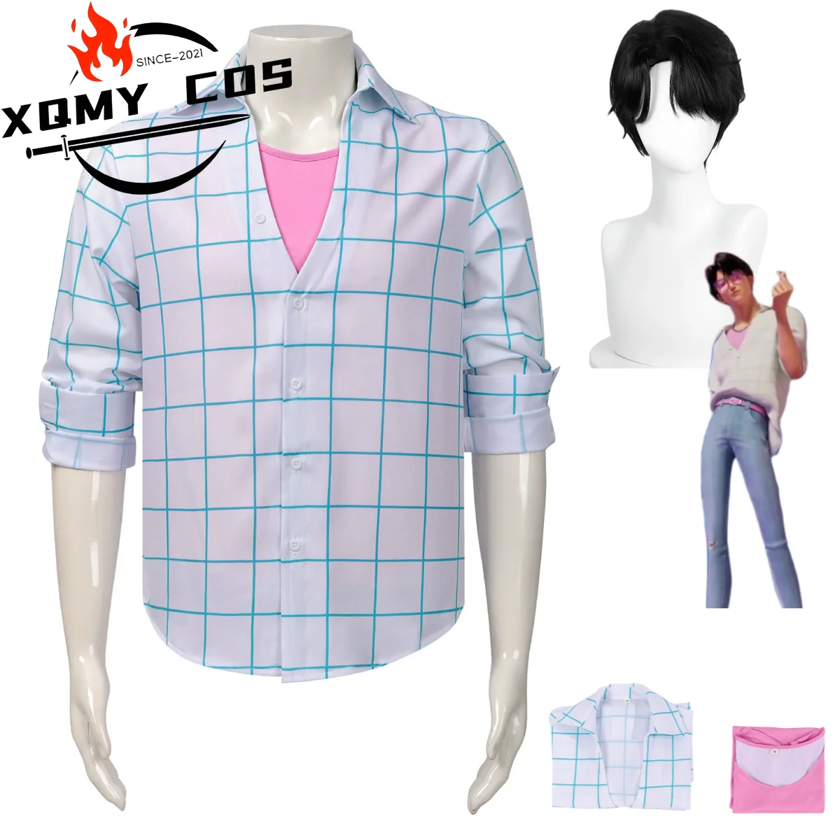 XQAnime Movies Saja Boys Jinu Косплей Костюм Мальчик Группа С Длинными Рукавами Сетка Рубашка Топ Парик Взрослый Мужчина Женщина Повседневный Костюм Для Отдыха
XQAnime Movies Saja Boys Jinu Косплей Костюм Мальчик Группа С Длинными Рукавами Сетка Рубашка Топ Парик Взрослый Мужчина Женщина Повседневный Костюм Для Отдыха