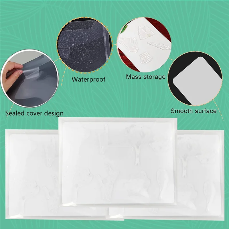 AA63 HOT 20 Pieces Clear Stamp Storage Panels, Clear Stamp Storage Set For Die Cutting And Decorating
AA63 HOT 20 Pieces Clear Stamp Storage Panels, Clear Stamp Storage Set For Die Cutting And Decorating