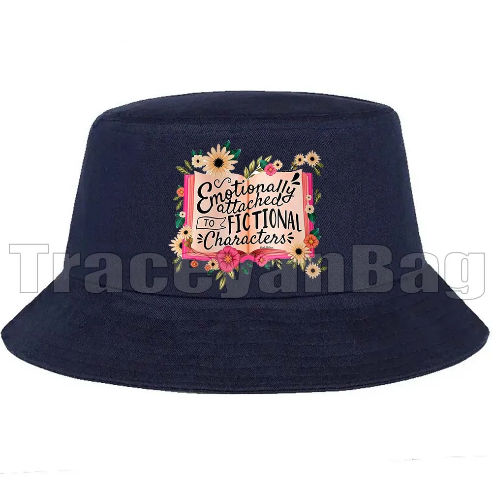 Aesthetic Flowers Growing From Books Floral Reading Book Lover Printed Navy Bucket Hats Fishermen Caps Cotton Sunscreen Hat
Aesthetic Flowers Growing From Books Floral Reading Book Lover Printed Navy Bucket Hats Fishermen Caps Cotton Sunscreen Hat