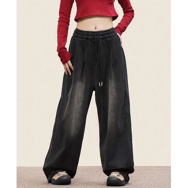 Retro Washed Japanese Style Men's Jeans Loose Straight Leg Wide Leg Casual Long Trousers Trendy Streetwear Denim Pants
Retro Washed Japanese Style Men's Jeans Loose Straight Leg Wide Leg Casual Long Trousers Trendy Streetwear Denim Pants