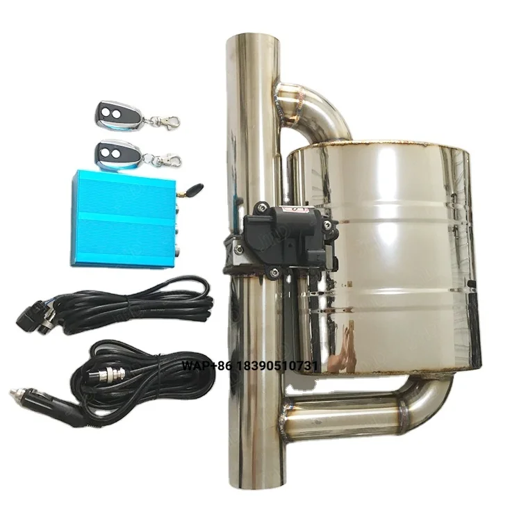 Stainless Steel Auto Exhaust Muffler With Electric Remote Control Valve
Stainless Steel Auto Exhaust Muffler With Electric Remote Control Valve