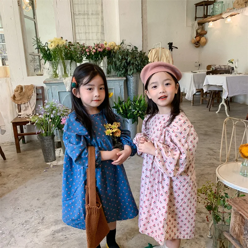 Girls Children Cotton Floral Print Dress Spring Autumn Girls Long Sleeve Princess Dress Outfit Party Pageant Ball Loose Dresses
Girls Children Cotton Floral Print Dress Spring Autumn Girls Long Sleeve Princess Dress Outfit Party Pageant Ball Loose Dresses