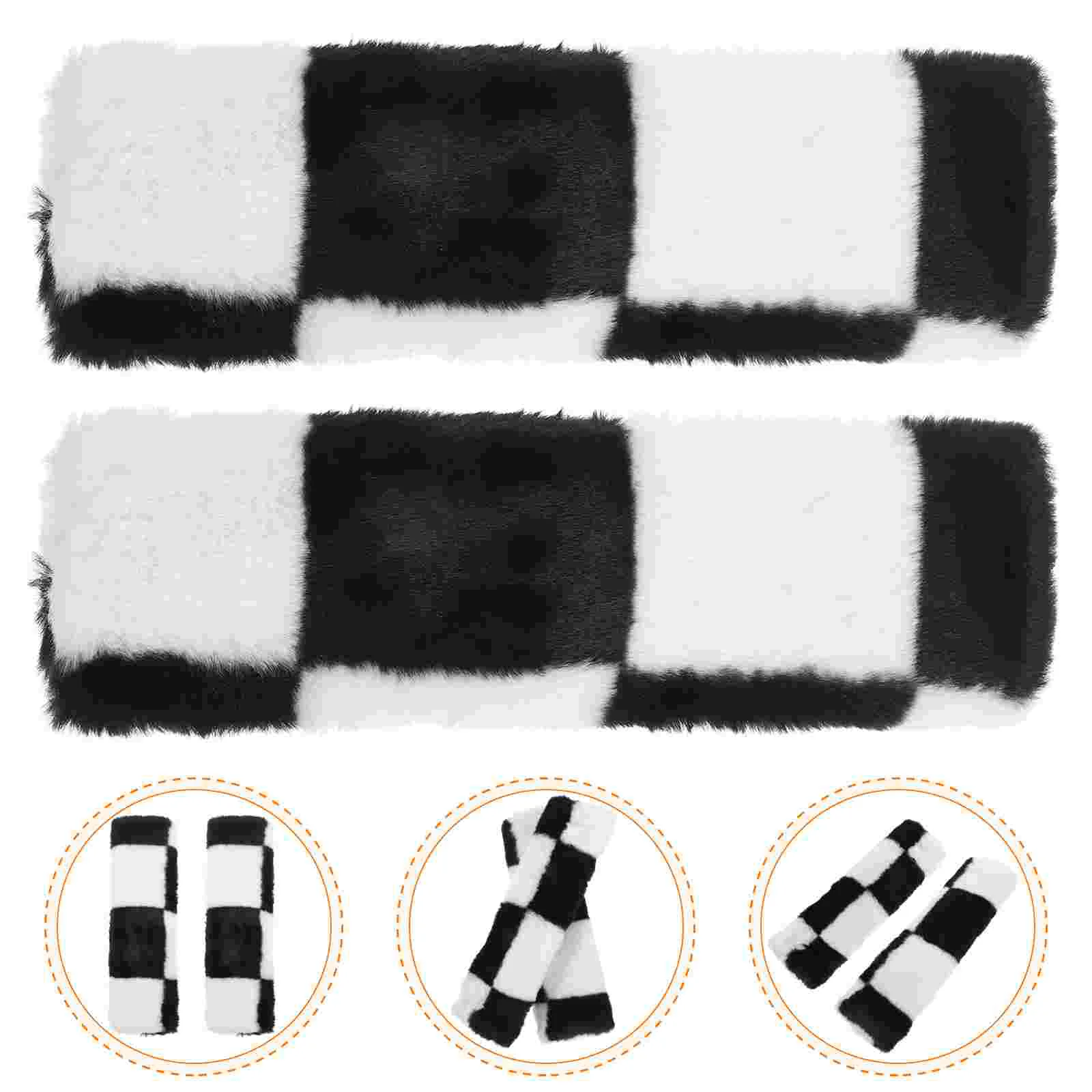2 Pcs Shoulder Cover Fluffy Safety Pads Strap Cushion Car Seats Practical Plush Covers
2 Pcs Shoulder Cover Fluffy Safety Pads Strap Cushion Car Seats Practical Plush Covers