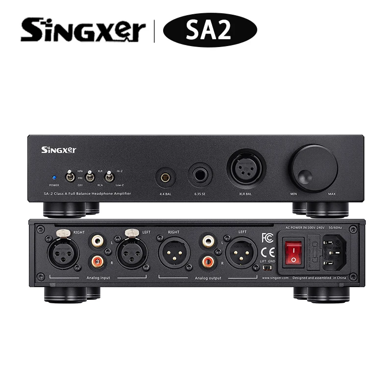 SINGXER SA2 Полностью балансный дискретный усилитель для наушников класса A и предусилитель
SINGXER SA2 Полностью балансный дискретный усилитель для наушников класса A и предусилитель