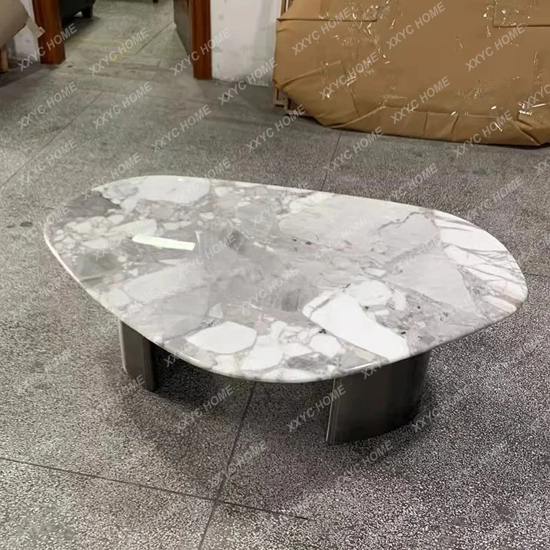 Living Room Marble Coffee Table Irregular Shaped Style Light Luxury High-end Designer
Living Room Marble Coffee Table Irregular Shaped Style Light Luxury High-end Designer