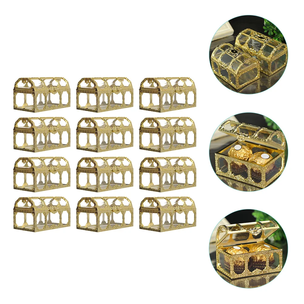 12 Pcs Wedding Favor Boxes Candy Storage Pirate Treasure Chests Gold Plastic Party Gift Containers 7 4x5 2x5 cm
12 Pcs Wedding Favor Boxes Candy Storage Pirate Treasure Chests Gold Plastic Party Gift Containers 7 4x5 2x5 cm