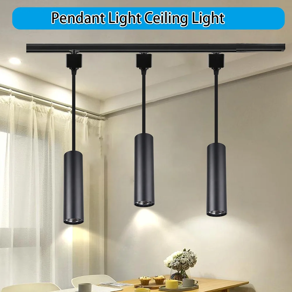 Led Track Light Set Ceiling Pendant Lamp 10W/15W Spot Lights 110V 220V Rail Light Hanging Lamp for Kitchen Living Room Bedroom
Led Track Light Set Ceiling Pendant Lamp 10W/15W Spot Lights 110V 220V Rail Light Hanging Lamp for Kitchen Living Room Bedroom