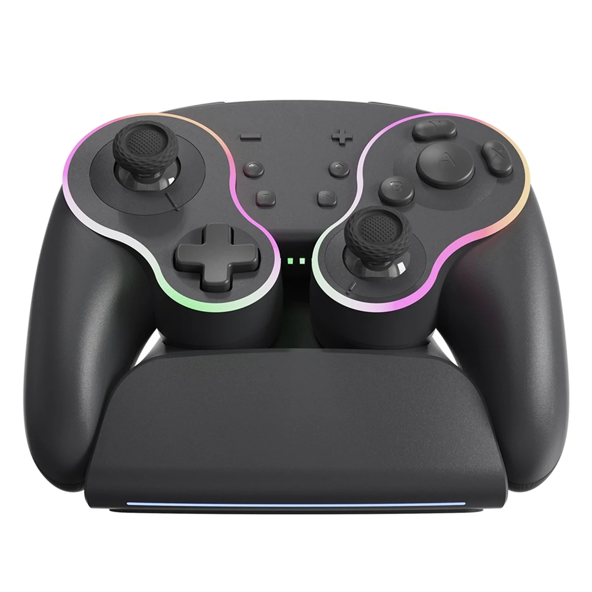 NEW For Nintendo Switch Pro Retro RGB Multicolor Light Wireless Gamepad with Fast Charging Dock Enhanced Grip A
NEW For Nintendo Switch Pro Retro RGB Multicolor Light Wireless Gamepad with Fast Charging Dock Enhanced Grip A