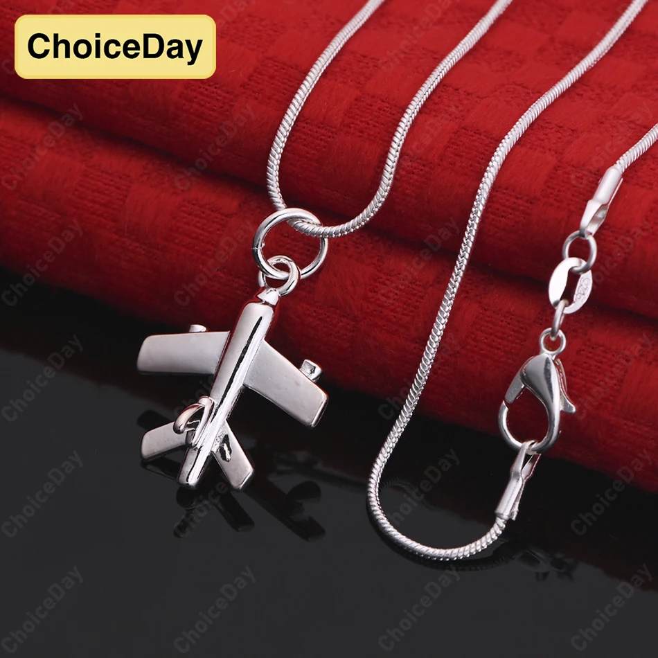 ChoiceDay 925 Sterling Silver Exquisite Airplane Necklace Women Fashion Accessories Gift Jewelry Party
ChoiceDay 925 Sterling Silver Exquisite Airplane Necklace Women Fashion Accessories Gift Jewelry Party